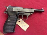 GERMAN WALTHER NAZI P38 SEMI AUTO PISTOL 9MM AC42 - 2 of 16