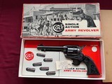 COLT SINGLE ACTION ARMY 45LC REVOLVER 5 1/2 INCH BARREL MADE IN 1970 - 3 of 25