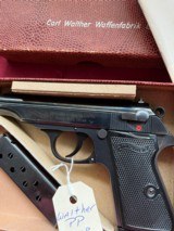 sale pending -john-GERMAN WALTHER MODEL PP SEMI AUTO PISTOL 32ACP WITH BOX - 3 of 14