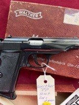 sale pending -john-GERMAN WALTHER MODEL PP SEMI AUTO PISTOL 32ACP WITH BOX - 4 of 14
