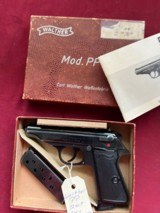 sale pending -john-GERMAN WALTHER MODEL PP SEMI AUTO PISTOL 32ACP WITH BOX - 2 of 14