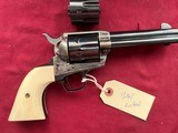 sale pending - denny - COLT 3RD GEN SINGLE ACTION ARMY REVOLVER
45 COLT & 45ACP DUAL CYLINDER IVORY GRIPS - 1 of 14