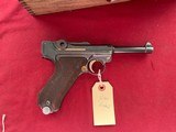 WWII LUGER S/42 DATED 1936 P08 SEMI A UTO PISTOL 9MM - 2 of 22