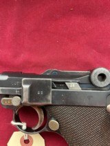 WWII LUGER S/42 DATED 1936 P08 SEMI A UTO PISTOL 9MM - 7 of 22