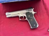 soldSMITH & WESSON MODEL 645 SEMI AUTO STAINLESS PISTOL 45ACP W/ BOX - 2 of 12