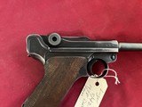 GERMAN S/42 NAZI P08 LUGER SEMI AUTO PISTOL 9MM 1938 DATED - 3 of 23