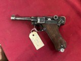 GERMAN S/42 NAZI P08 LUGER SEMI AUTO PISTOL 9MM 1938 DATED - 4 of 23