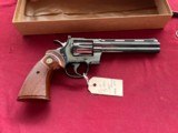 Sale pending-zackary -COLT PYTHON REVOLVER BLUED -6 INCH BARREL- VERY NICE -MADE IN 1977 - 1 of 15
