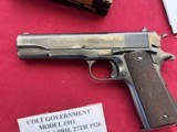 COLT GOVERNMENT MODEL 1911 SEMI AUTO PISTOL 45 ACP WITH BOX - 6 of 21