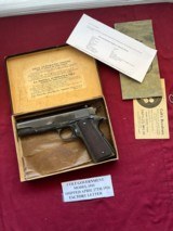 COLT GOVERNMENT MODEL 1911 SEMI AUTO PISTOL 45 ACP WITH BOX - 3 of 21