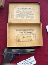 COLT GOVERNMENT MODEL 1911 SEMI AUTO PISTOL 45 ACP WITH BOX - 8 of 21