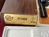 COLT PYTHON REVOLVER 3578 MAGNUM MADE IN 1977 WITH BOX - 13 of 15