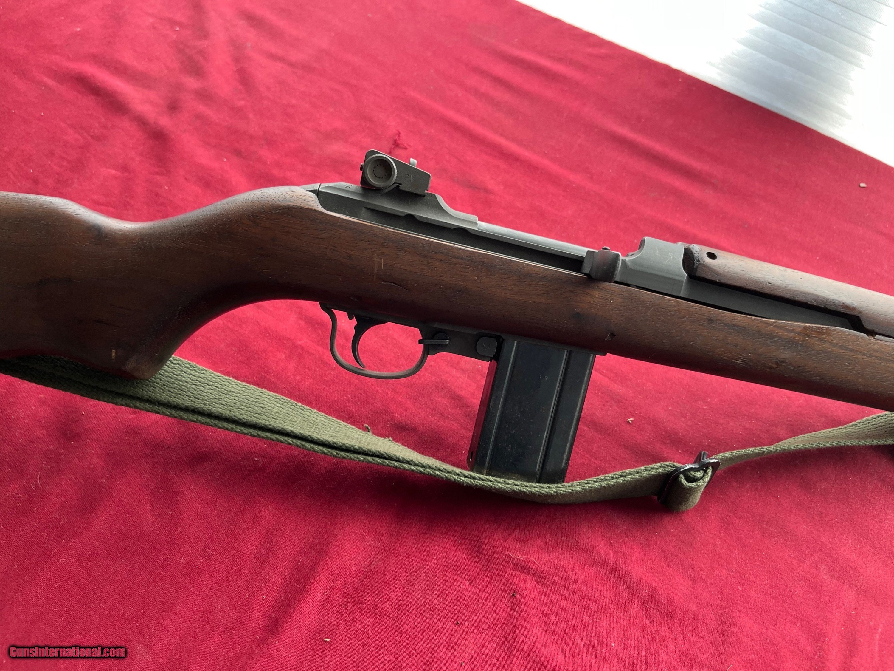 IBM CORP. M1 CARBINE WWII MILITARY M1 CARBINE 30US M-1