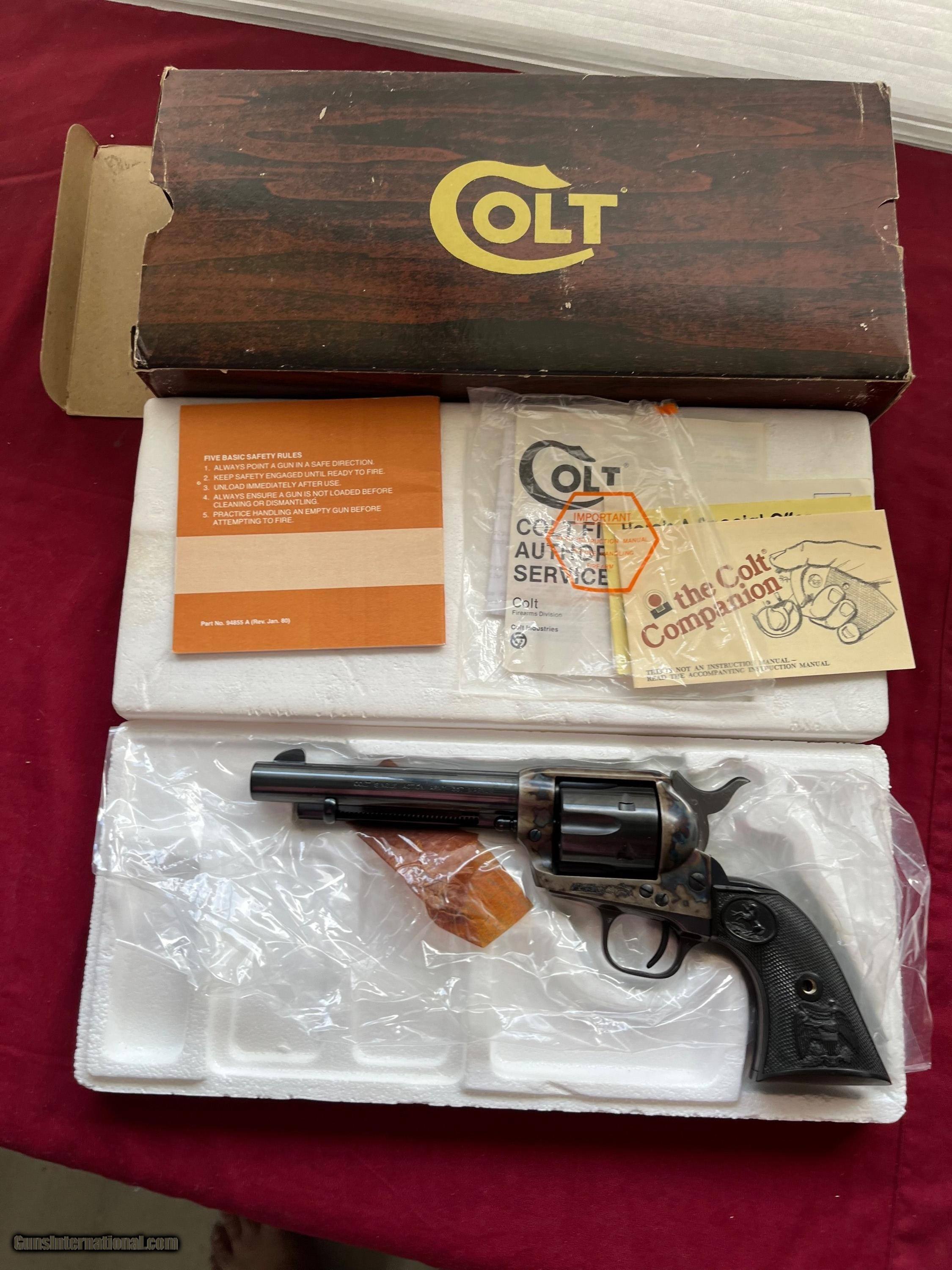 COLT 3RD GEN SINGLE ACTION ARMY REVOLVER 5 1/2