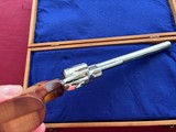 Sale pending-michael -SMITH & WESSON MODEL 57 NO DASH REVOLVER 41 MAGNUM NICKEL 8 3/8