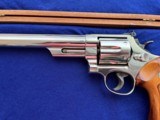 Sale pending-michael -SMITH & WESSON MODEL 57 NO DASH REVOLVER 41 MAGNUM NICKEL 8 3/8