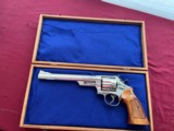 Sale pending-michael -SMITH & WESSON MODEL 57 NO DASH REVOLVER 41 MAGNUM NICKEL 8 3/8