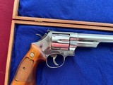 Sale pending-michael -SMITH & WESSON MODEL 57 NO DASH REVOLVER 41 MAGNUM NICKEL 8 3/8