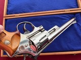 Sale pending-michael -SMITH & WESSON MODEL 57 NO DASH REVOLVER 41 MAGNUM NICKEL 8 3/8