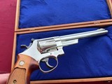 Sale pending-michael -SMITH & WESSON MODEL 57 NO DASH REVOLVER 41 MAGNUM NICKEL 8 3/8