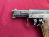 WARTIME MAUSER MODEL 1910 SEMI AUTO PISTOL 25ACP - 4 of 9