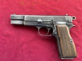 WW II GERMAN NAZI HIH POWER 935 SEMI AUTO 9mm PISTOL - 1 of 20