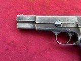 WW II GERMAN NAZI HIH POWER 935 SEMI AUTO 9mm PISTOL - 9 of 20