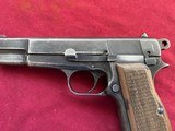 WW II GERMAN NAZI HIH POWER 935 SEMI AUTO 9mm PISTOL - 2 of 20