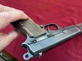 WW II GERMAN NAZI HIH POWER 935 SEMI AUTO 9mm PISTOL - 10 of 20