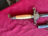 GERMAN MILITARY SWORD - BONE HANDLE - EAGLE POMMEL - 8 of 11