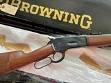 Sale pending - Clint BROWNING MODEL 1886 SADDLE RING CARBINE 45/70 GOV'T WITH BOX - 2 of 13