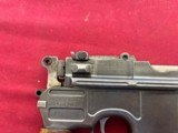 MAUSER C96 BROOMHANDLE SEMI AUTO PISTOL WITH STOCK 7.63mm - 7 of 24