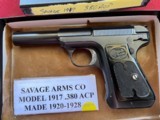 SAVAGE MODEL 1917 SEMIAU TO PISTOL 380 ACP - NICE GUN ! - 1 of 13