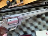 DAN WESSON MODEL 744V REVOLVER 44 MAGNUM STAINLESS PISTOL PAK 3 BARRELS - 6 of 17