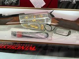 TWO RIFLE SET - Winchester Model 1895 Engraved Limited Edition Roosevelt Safari High Grade Lever Action Rifle 405 Win - 9 of 25