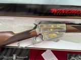 TWO RIFLE SET - Winchester Model 1895 Engraved Limited Edition Roosevelt Safari High Grade Lever Action Rifle 405 Win - 20 of 25