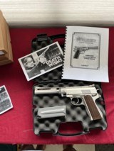 WILDEY STAINLESS SEMI AUTO PISTOL 45 WIN MAGNUM - 1 of 10