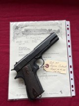 RARE - WWI COLT 1911 