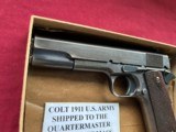 COLT MILITARY U.S. ARMY 45 SEMI AUTO PISTOL 