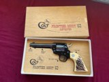 SALE PENDING - HAROLD - COLT FRONTIER SCOUT '62 SINGLE ACTION REVOLVER 22LR - 2 of 14