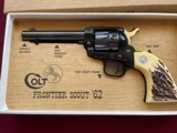 SALE PENDING - HAROLD - COLT FRONTIER SCOUT '62 SINGLE ACTION REVOLVER 22LR - 1 of 14