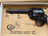 SALE PENDING - HAROLD - COLT FRONTIER SCOUT '62 SINGLE ACTION REVOLVER 22LR - 6 of 14