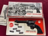COLT SINGLE ACTION ARMY 2ND GEN REVOLVER 45 COLT MADE 1975 STAG COACH BOX - 1 of 17