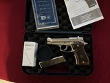 BERETTA MODEL 85FS CHEETAH NICKEL SEMI AUTO PISTOL 380 ACP - 1 of 12