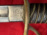 C. ROBY Civil War 1864 Cavalry Sword - 5 of 24