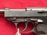WWII WALTHER BYF 44 NAZI P38 SEMI AUTO PISTOL 9,, - 4 of 20