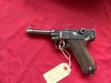 DWM GERMAN LUGER P08 SEMI AUTO PISTOL 30 LUGER DATED 1915 - 2 of 14