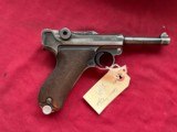 WWII GERMAN 42 P08 LUGER SEMI AUTO PISTOL 9MM 1940 DATED - 2 of 20