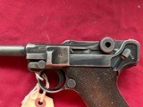 WWII GERMAN 42 P08 LUGER SEMI AUTO PISTOL 9MM 1940 DATED - 7 of 20