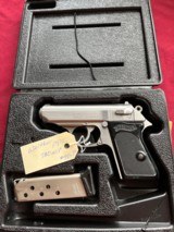 WALTHER MODEL PPK STAINLESS SEMI AUTO PISTOL 380 ACP - 1 of 10